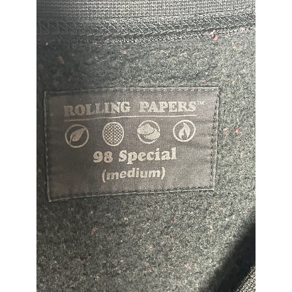 Rolling Papers Supernatural Raw Black Men's Long Sleeve Sweatshirt Size Medium - Picture 2 of 7